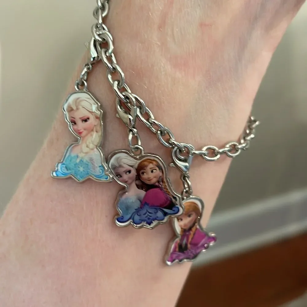Disney Frozen Charm Bracelet with Toggle Clasp
